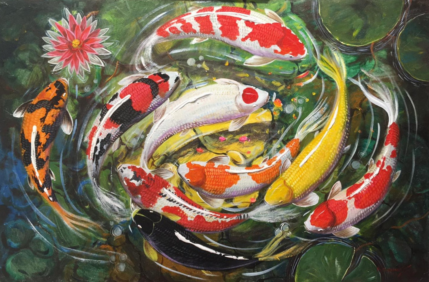 Koi In Circles